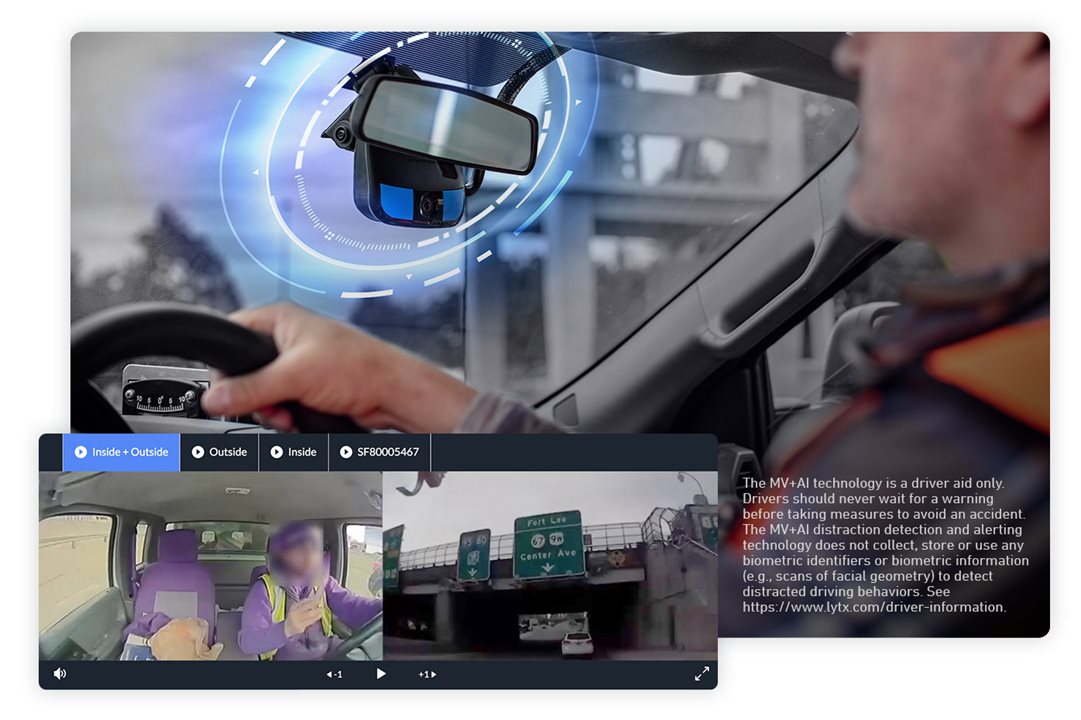 fleet manager's view of a fleet dash cam